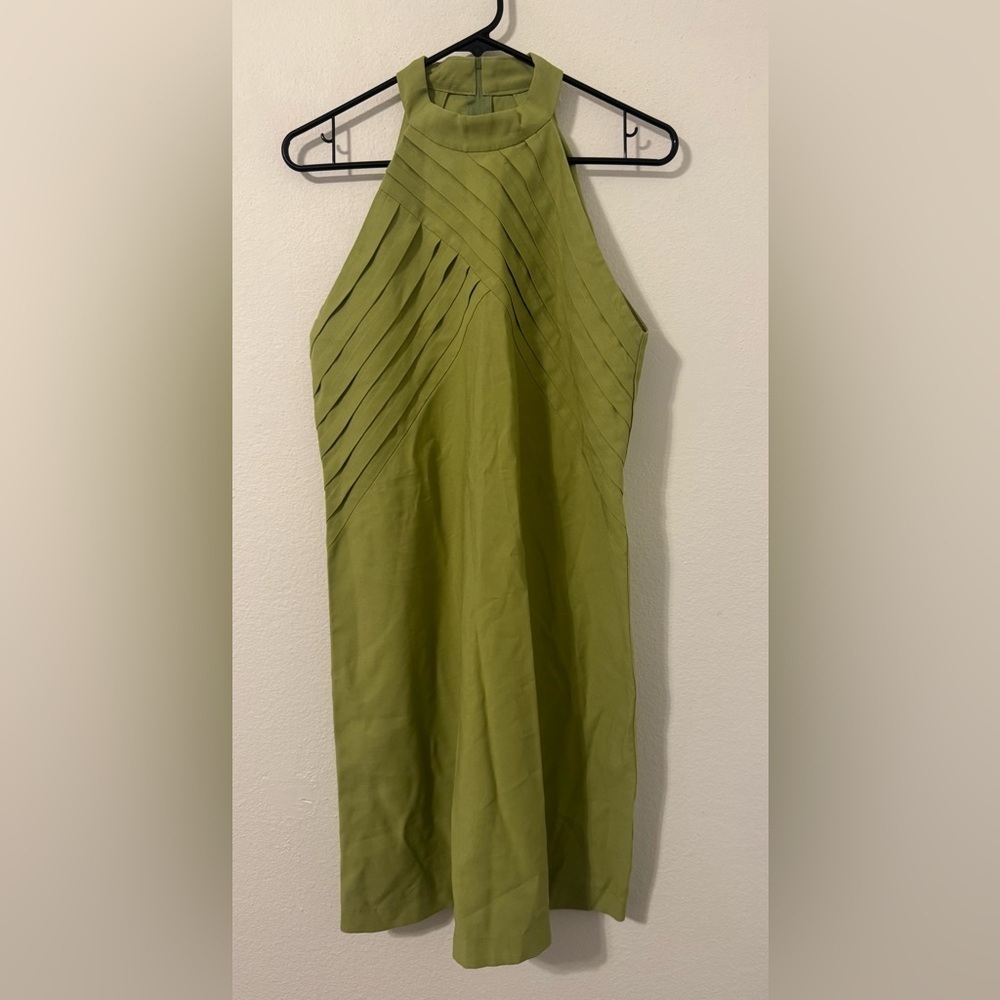 Sublini High-neck Marrant Dress Sleeveless Pleated Minimalist Luxe Modern Large